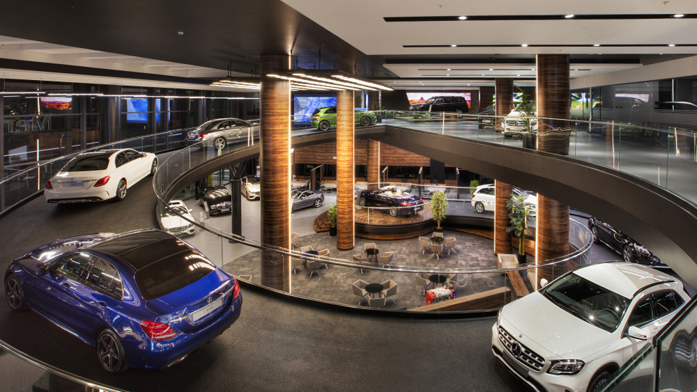 Mercedes Benz Showroom Havalandırma Sistemleri